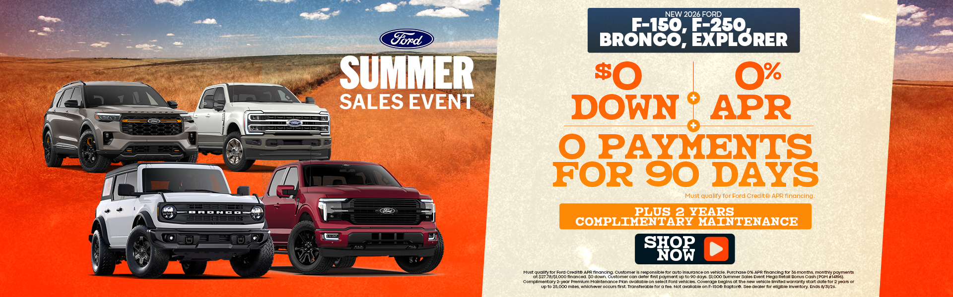 New 2026 Ford Offer in Pleasanton, TX