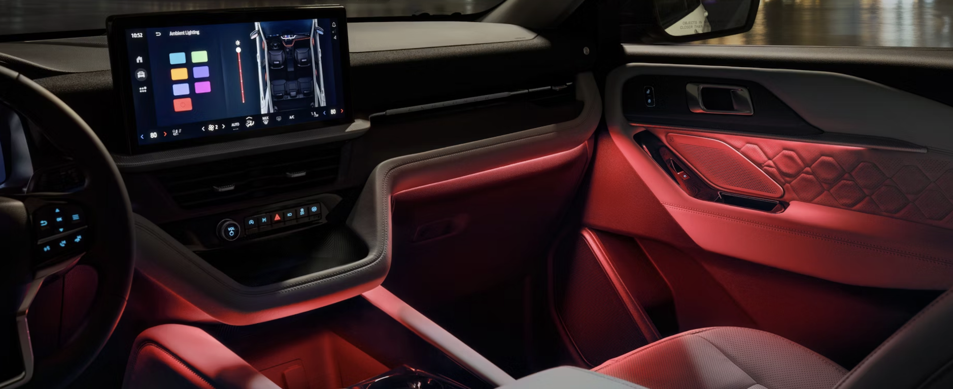 Infotainment in the 2026 Ford Explorer for sale near Floresville